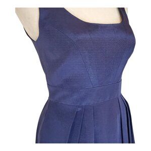 SHOSHANNA SZ 2 Womens Sleeveless Mini Cocktail Dress Royal Blue Made in USA